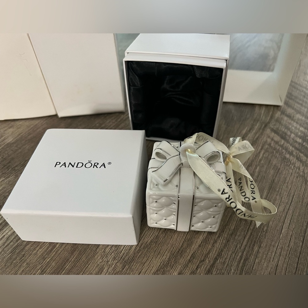 Pandora present ornament